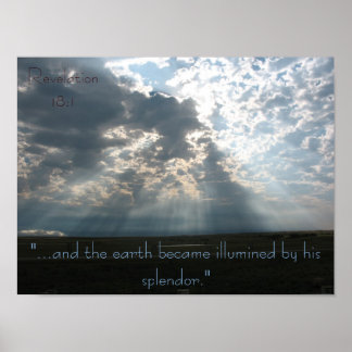"Illumined Poster" Poster