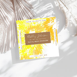 Illuminieren der modernen Gefärbte Krawatte farben Quadratische Visitenkarte