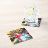 Illuminierende Ornamente Rechteckiger Pappuntersetzer (Vor Ort)