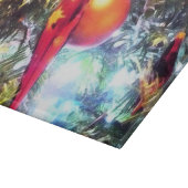 Illuminierende Ornamente Schneidebrett (Ecke)