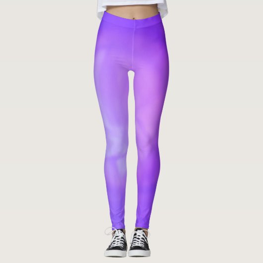 Illuminierendes magisches Violett Leggings (Vorderseite)
