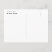 Illuminiert TransAmerica San Francisco Postkarte (Rückseite)