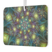 Illuminierte Abstrakte Shiny Aquamarines Lila Frak Autolufterfrischer (Links)