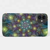 Illuminierte Abstrakte Shiny Aquamarines Lila Frak Case-Mate iPhone Hülle (Rückseite (Horizontal))