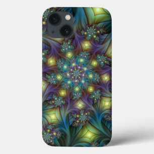 Illuminierte Abstrakte Shiny Aquamarines Lila Frak Case-Mate iPhone Hülle