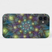 Illuminierte Abstrakte Shiny Aquamarines Lila Frak Case-Mate iPhone Hülle (Rückseite (Horizontal))