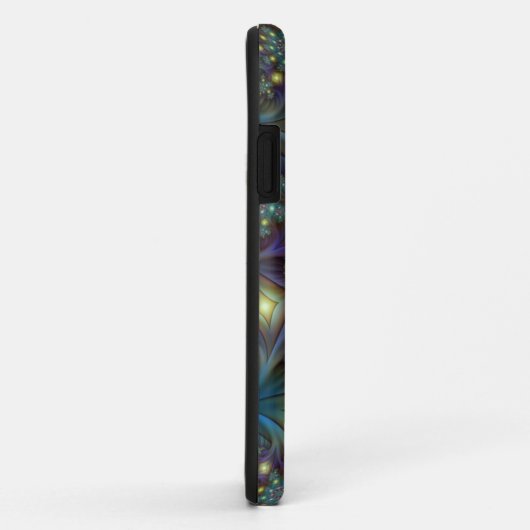 Illuminierte Abstrakte Shiny Aquamarines Lila Frak Case-Mate iPhone Hülle (Hinten/Rechts)