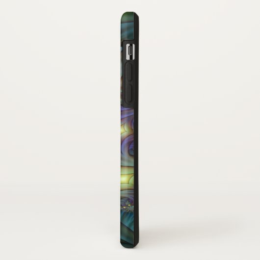 Illuminierte Abstrakte Shiny Aquamarines Lila Frak Case-Mate iPhone Hülle (Hinten/Links)