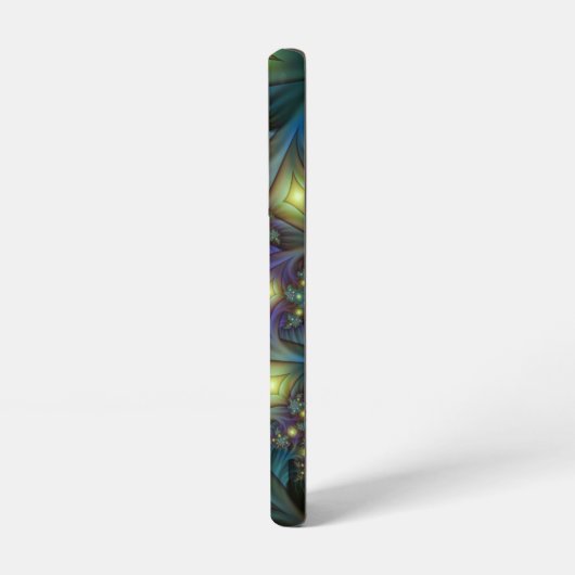 Illuminierte Abstrakte Shiny Aquamarines Lila Frak Samsung Galaxy Hülle (Linke Seite)