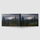 Illuminierte Berge Alaska Fotograf Gedenkstätte Gästebuch (Voll)