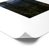 Illuminierte Berge Fotografie Poster (Ecke)