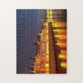 Illuminierte Conciergerie in der Nacht - Paris, Fr Puzzle (Vertikal)