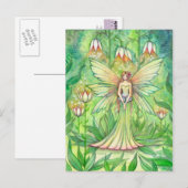 Illuminierte Garden Blume Fairy Fantasy Art Postkarte (Vorne/Hinten)