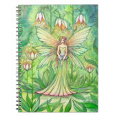 Illuminierte Garden Blume Federn Notebook Notizblock (Vorderseite)