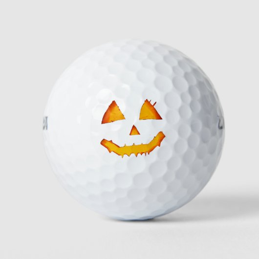 Illuminierte Kürbisröhre Golfball (Vorderseite)