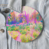 Illuminierte Landschaft in Rosa und Korallengarten Button (Beispiel)