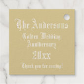 Illuminierte Letter A Monogram Wedding Anniversary Geschenkanhänger (Rückseite)