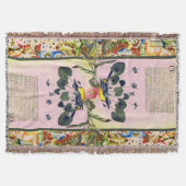 Illuminierte Reflektionen Dusty-Rose Decke (Vorderseite)