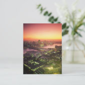 Illuminierte Stadtbilder Postkarte (Stehend Vorderseite)