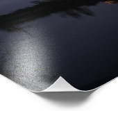 Illuminierte Windmühle im Blue Hour Foto (Ecke)