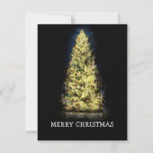 Illuminierter Weihnachtsbaum (Vorderseite)