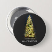 Illuminierter Weihnachtsbaum Button (Vorne & Hinten)