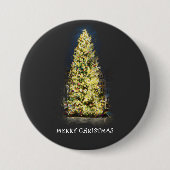 Illuminierter Weihnachtsbaum Button (Vorderseite)