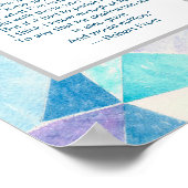 Illuminierter Winter Poster (Ecke)