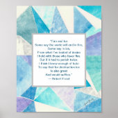 Illuminierter Winter Poster (Vorne)