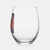 Illuminiertes Erstglas D Weinglas Ohne Stiel (Links)