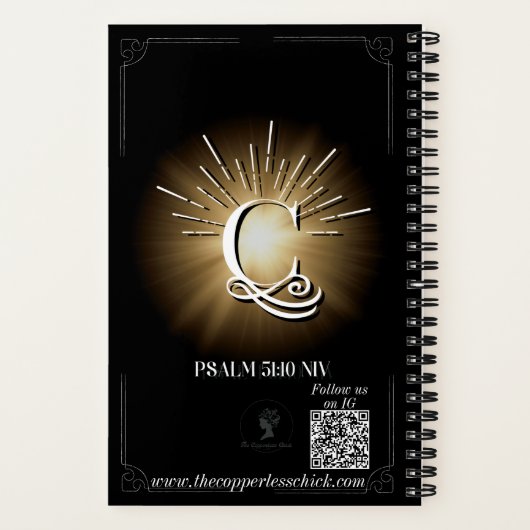 Illuminiertes Journal C Notizblock (Rückseite)