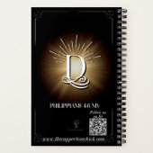 Illuminiertes Journal D Notizblock (Rückseite)