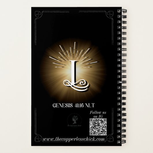 Illuminiertes Journal I Notizblock (Rückseite)