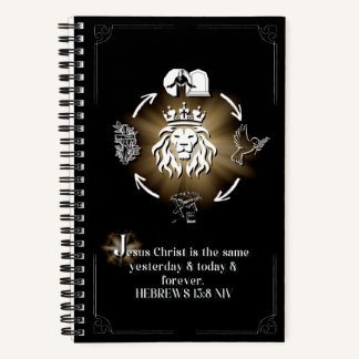 Illuminiertes Journal J Notizblock