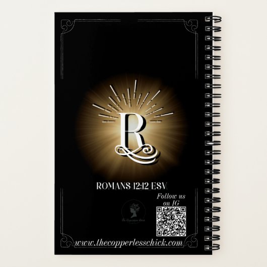 Illuminiertes Journal R Notizblock (Rückseite)