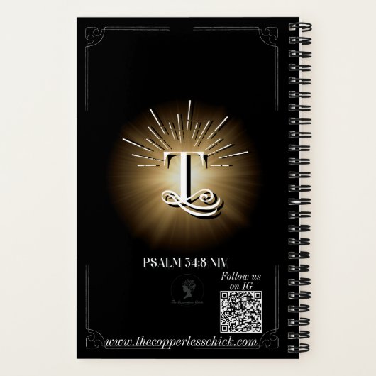 Illuminiertes Journal T Notizblock (Rückseite)