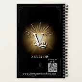 Illuminiertes Journal V Notizblock (Rückseite)