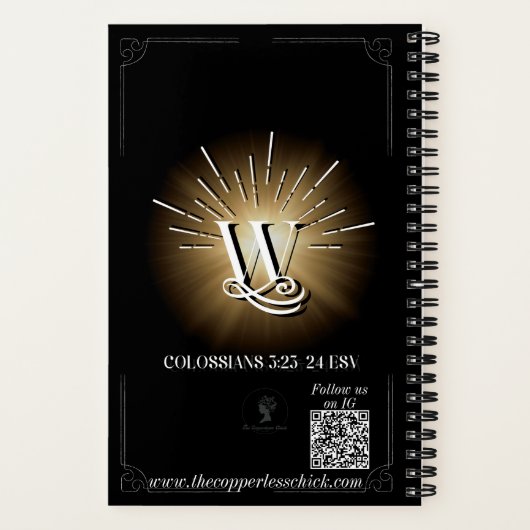 Illuminiertes Journal W Notizblock (Rückseite)