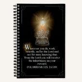 Illuminiertes Journal W Notizblock (Vorderseite)