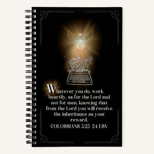 Illuminiertes Journal W Notizblock (Vorderseite)