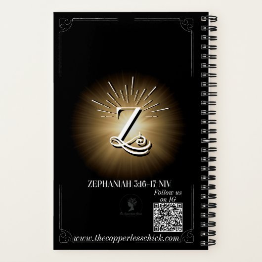 Illuminiertes Journal Z Notizblock (Rückseite)