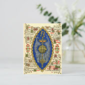 Illuminiertes Manuskript für den Aufstiegstag Postkarte (Stehend Vorderseite)