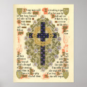 Illuminiertes Manuskript für Septuagesima und Lent Poster (Vorne)