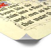 Illuminiertes Manuskript für Whitsuntide Poster (Ecke)