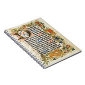 Illuminiertes Manuskript-Notebook Notizblock (Rechte Seite)