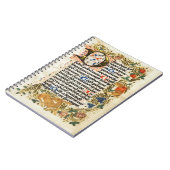 Illuminiertes Manuskript-Notebook Notizblock (Linke Seite)