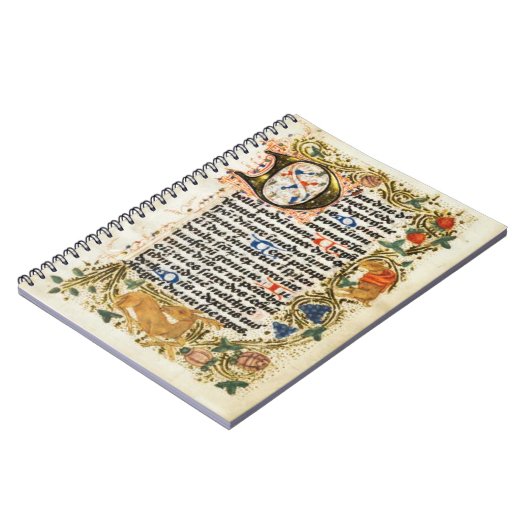 Illuminiertes Manuskript-Notebook Notizblock (Linke Seite)