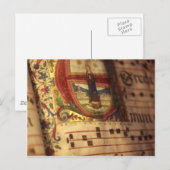 Illuminiertes Manuskript Postkarte (Vorne/Hinten)