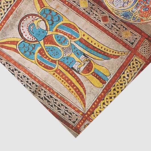 Illuminiertes Papiermuster für Manuskripte Seidenpapier (Detail)