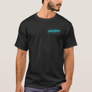 Illuminiertes Shakespeare-Logo Türkis T-Shirt